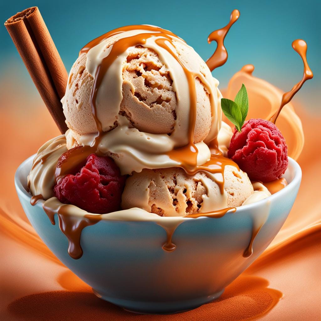 Cinnamon Ice Cream 1 cinnamon ice cream